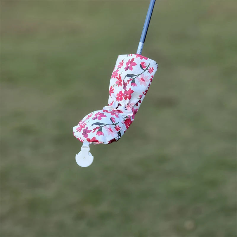 New Flowers Golf Headcovers for Driver Fairway Hybrid High Quality Premium Leather Waterproof Dustproof for Elegant Golfers